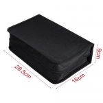 Portable 128 Disc CD-DVD Storage Bag